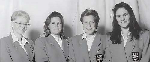 Captain Waltraud M. Neuwirth, Natascha Fink, Nina Mensi-Klarbach, Katharina Poppmeier